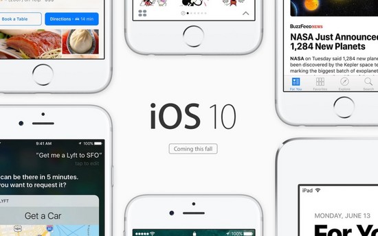 iOS 10 和 MacOS Sierra 推出公眾測試版本